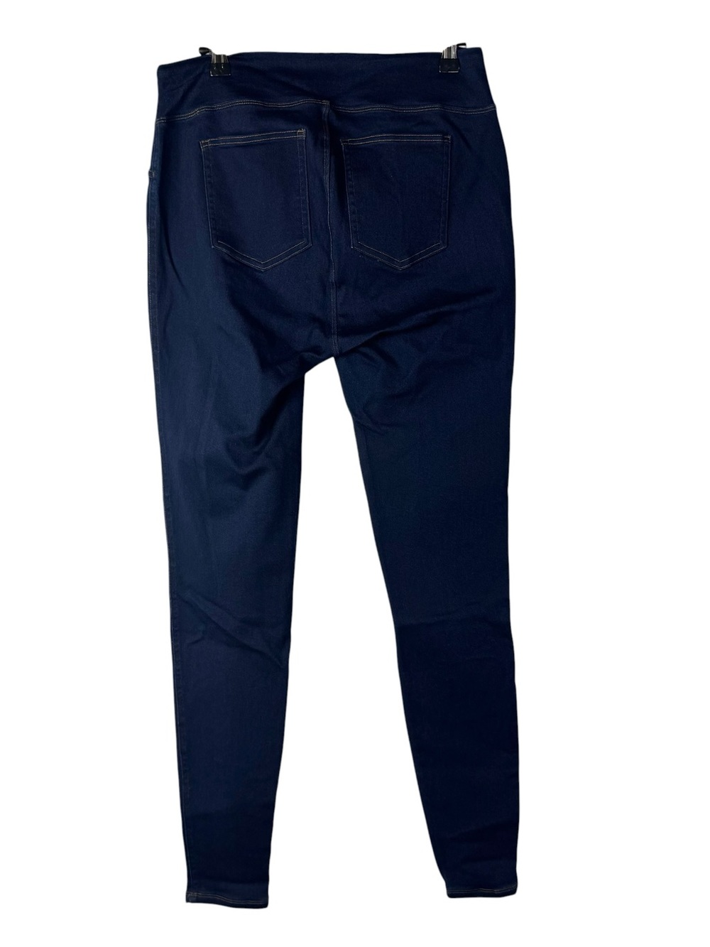 Spanx Assets Dark Blue High Rise Denim Jeggings L - Picture 4 of 5